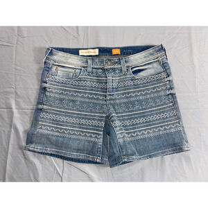 Pilcro and the Letterpress Stet Fit Stretch Denim Jeans Shorts. Women's 28, GUC!
